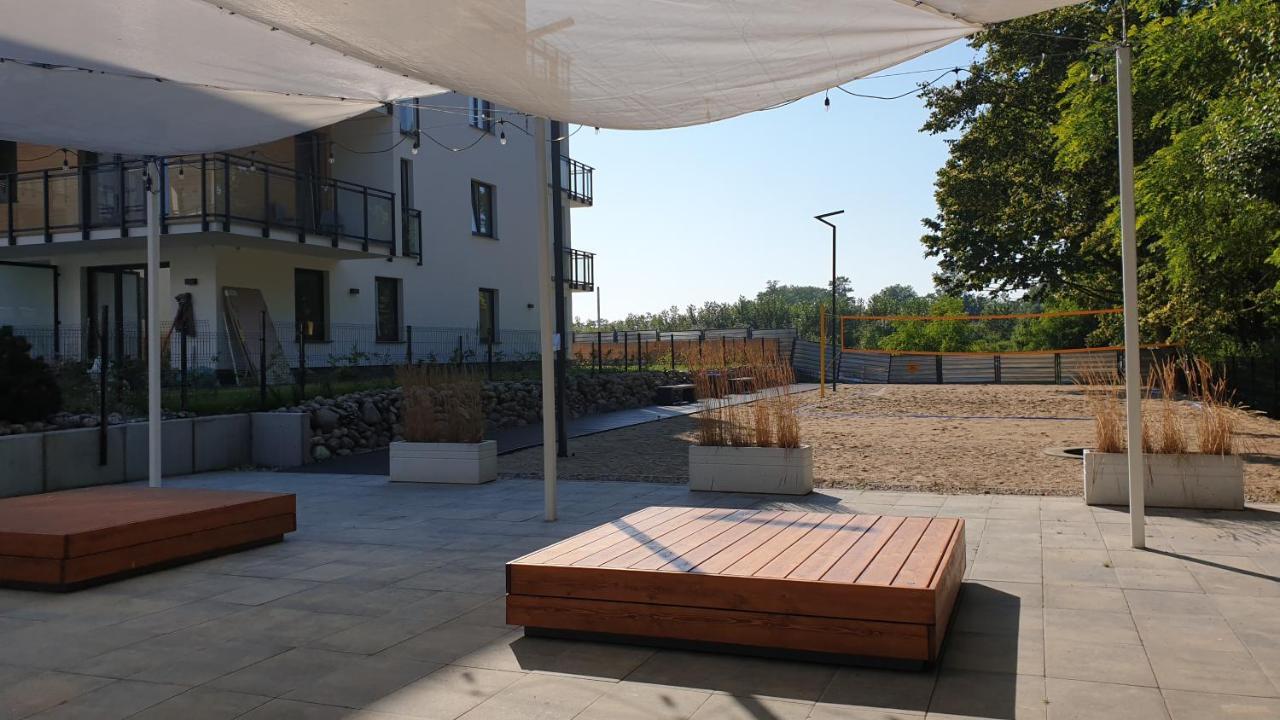 Apartament "Zloty Relaks" Tuz Przy Plazy Z Balkonem Z Widokiem Na Hel I Hamakami Puck Exterior photo