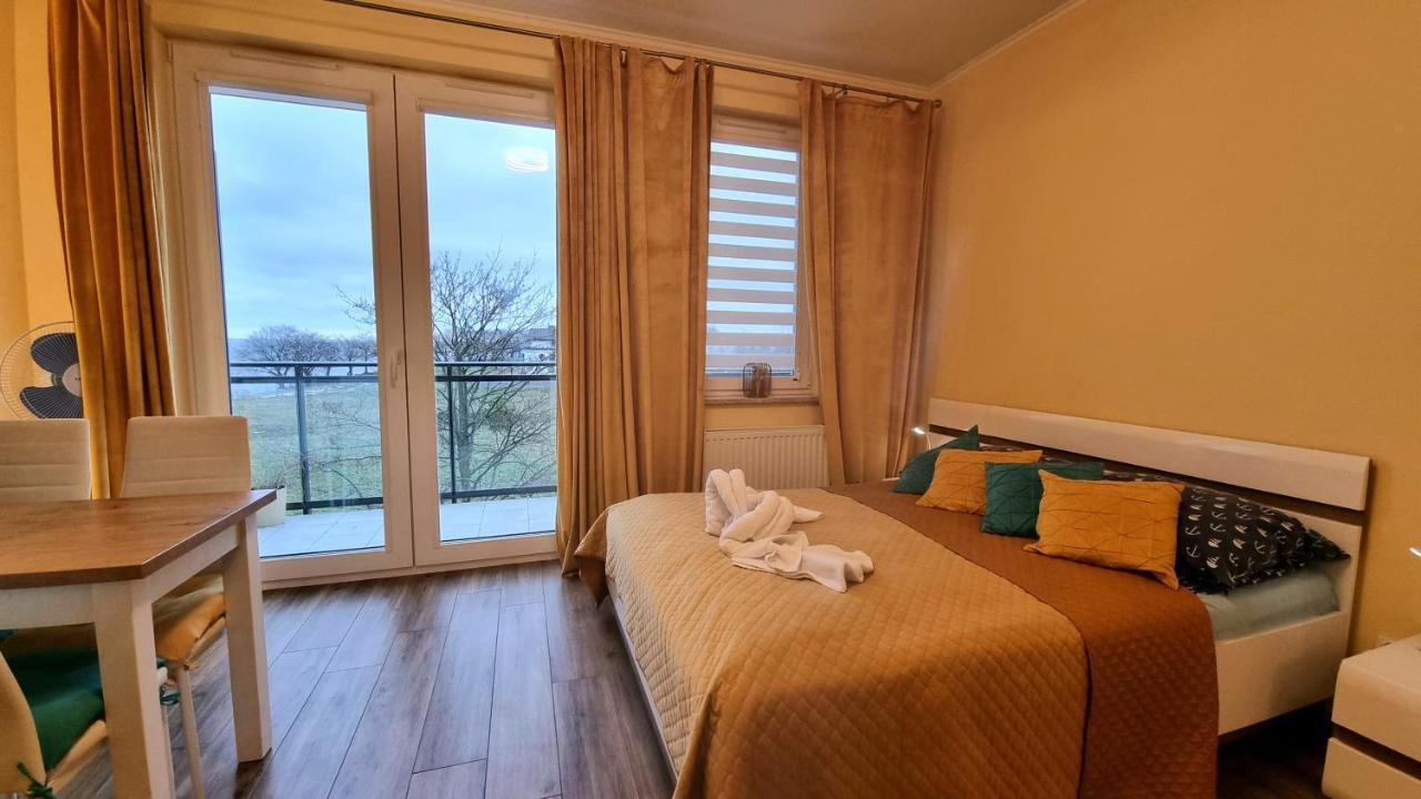 Apartament "Zloty Relaks" Tuz Przy Plazy Z Balkonem Z Widokiem Na Hel I Hamakami Puck Exterior photo