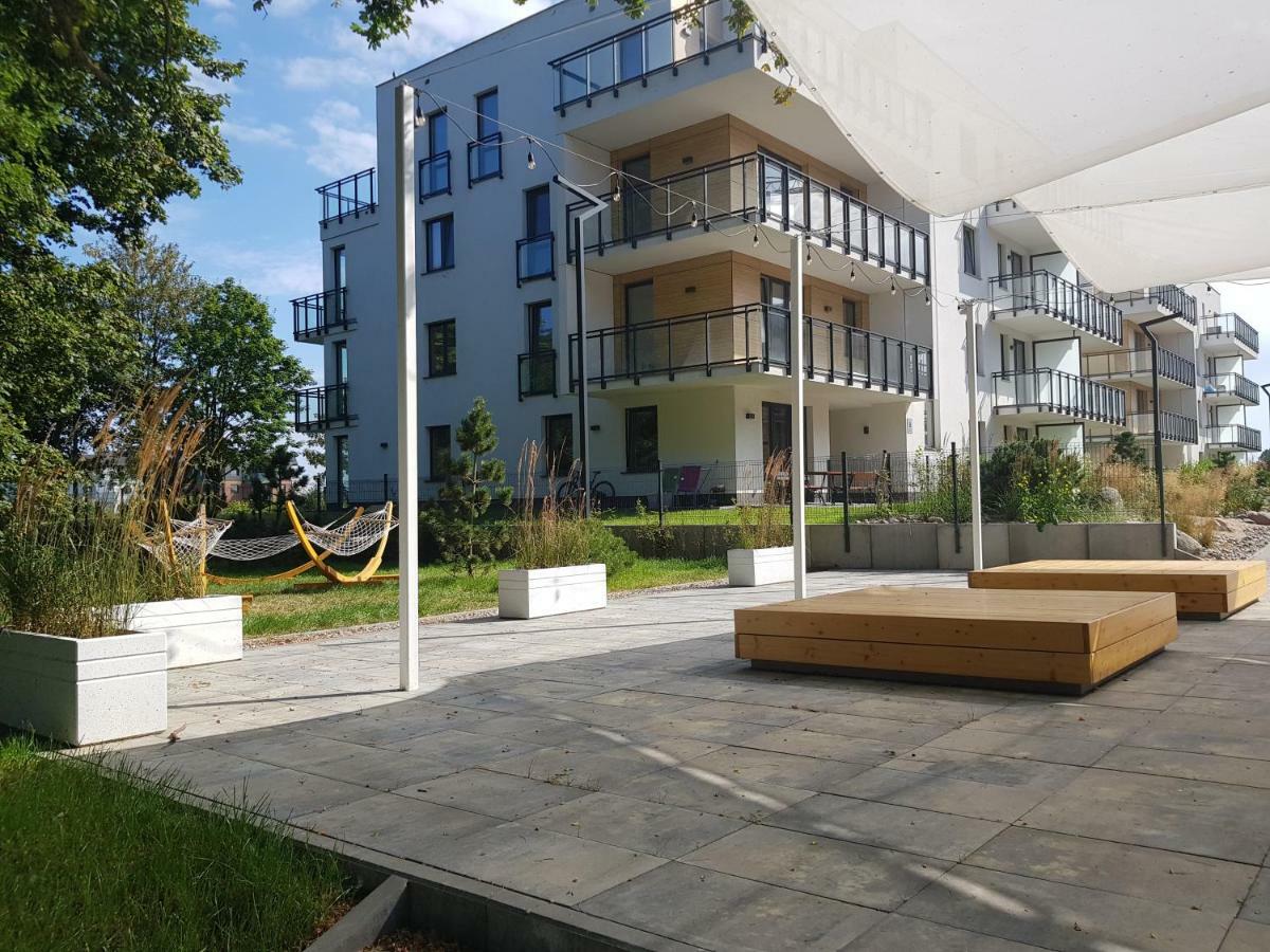 Apartament "Zloty Relaks" Tuz Przy Plazy Z Balkonem Z Widokiem Na Hel I Hamakami Puck Exterior photo