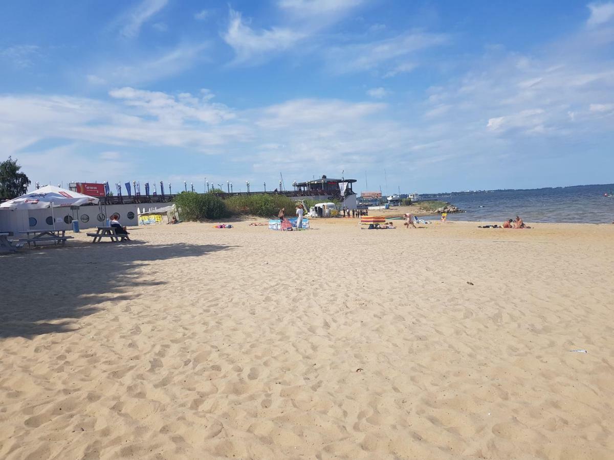 Apartament "Zloty Relaks" Tuz Przy Plazy Z Balkonem Z Widokiem Na Hel I Hamakami Puck Exterior photo